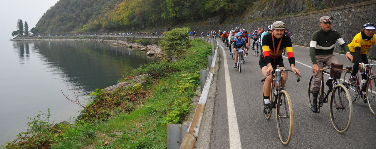 Lago d'Iseo - pedalata con biciclette storiche e vintage